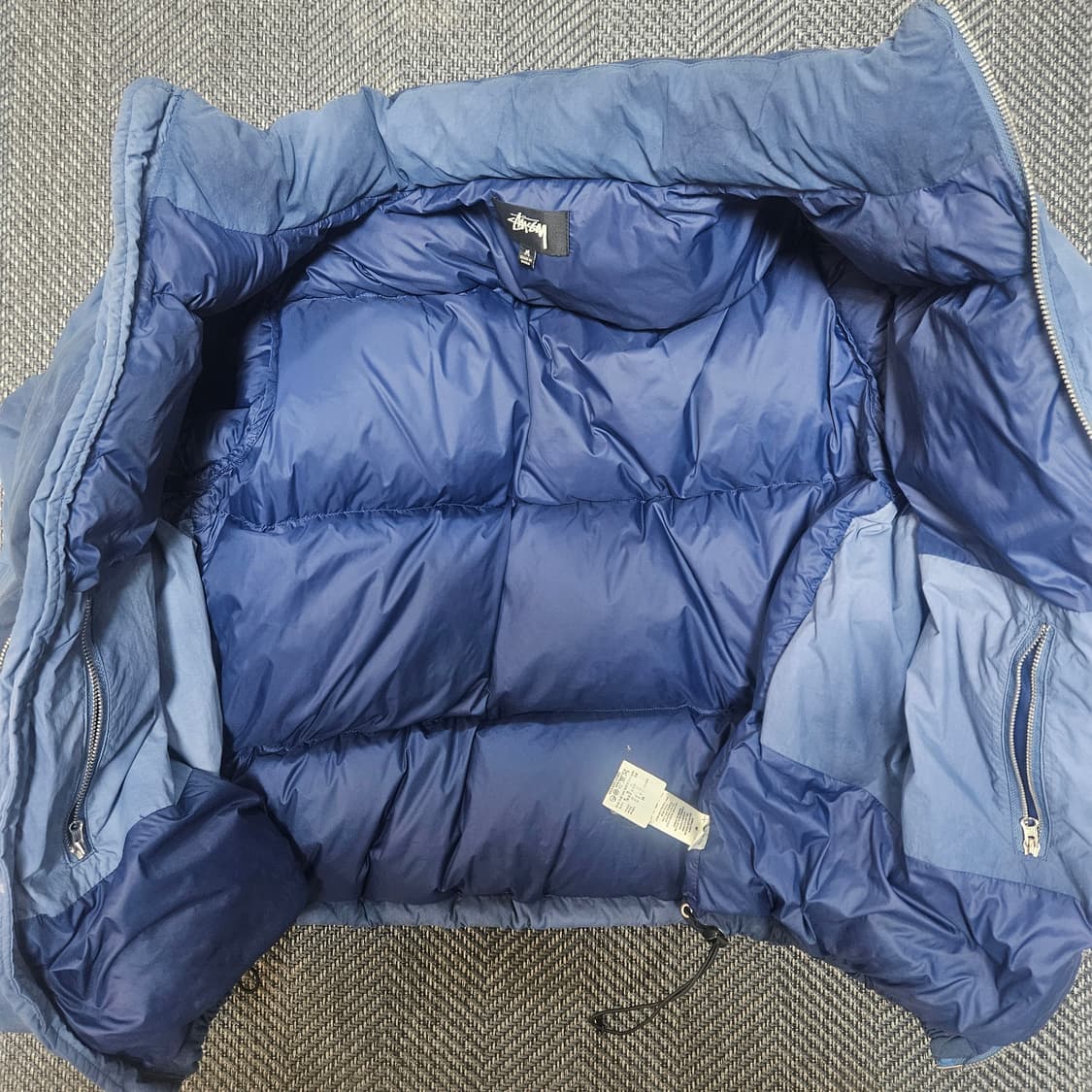 스투시 패딩 한글택 리사이클 나일론 다운 점퍼 푸퍼 M 상품이미지3