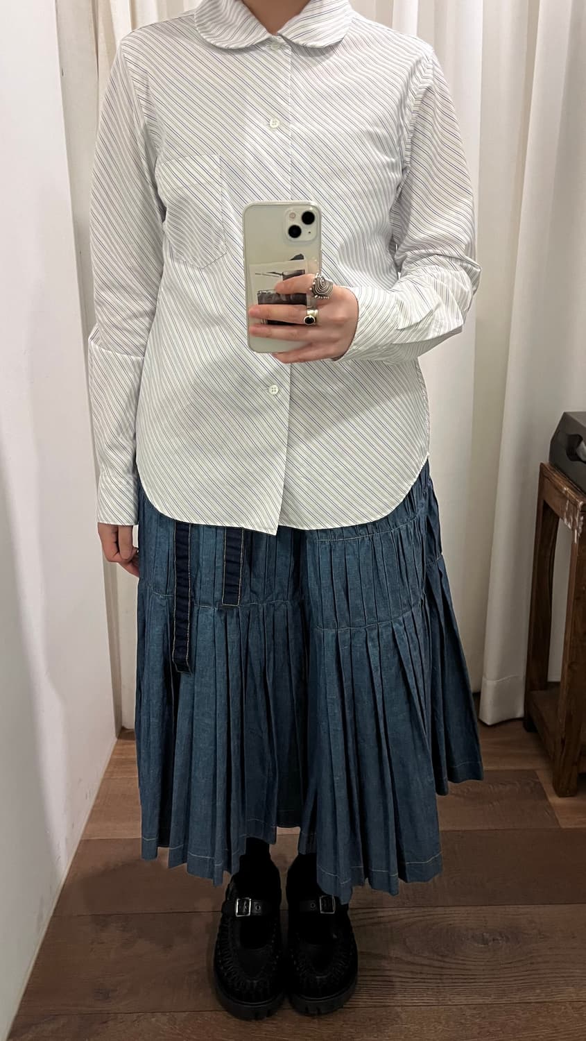 Pleats Wrap Ribbon Skirt 상품이미지3