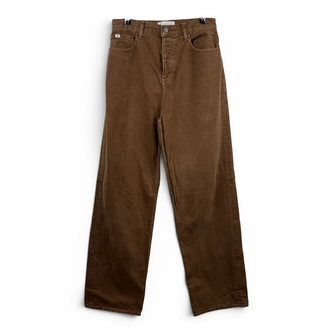 (28) 켈빈클라인 루즈핏 데님 팬츠 브라운 상품이미지1
