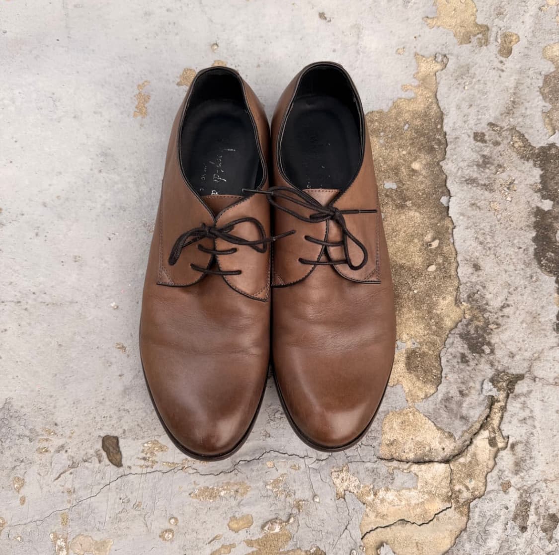 훕데두 카키브라운 더비 슈즈 280 상품이미지3