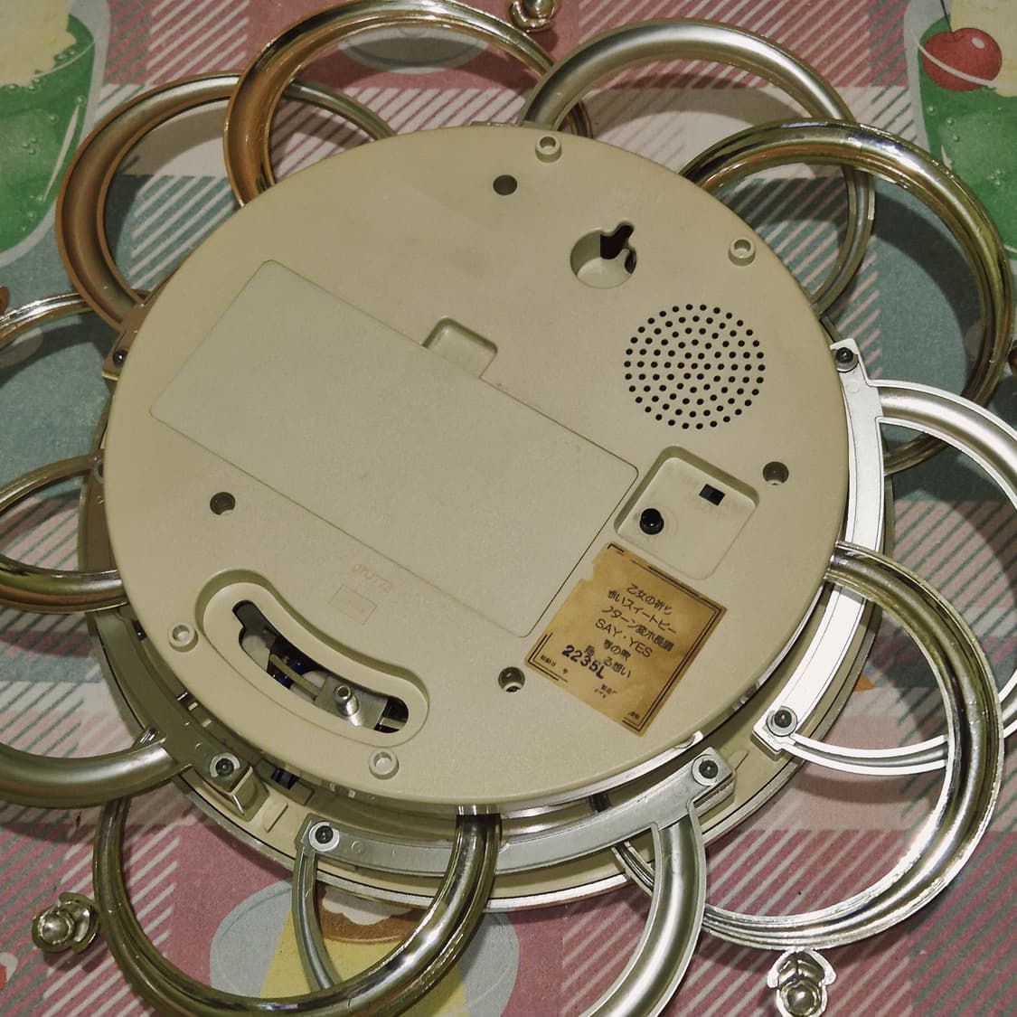 70s 시티즌 튤립 꽃잎 멜로디 괘종 벽시계 상품이미지10