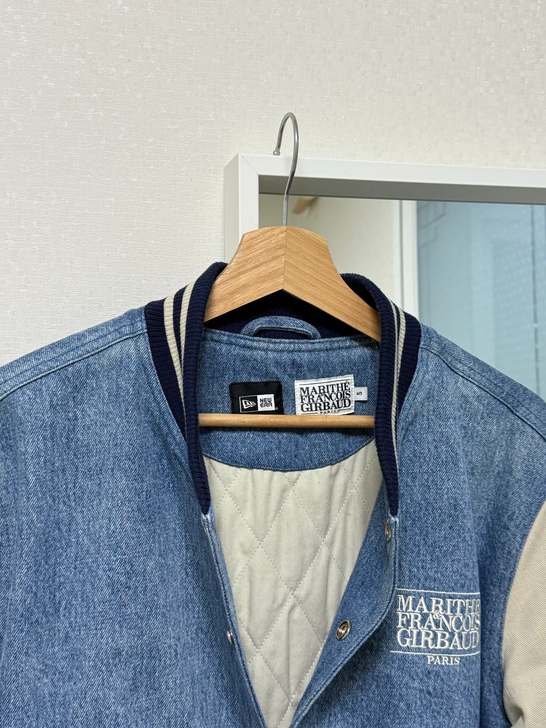 마리떼 프랑소와 저버 데님 바시티 재킷 상품이미지4