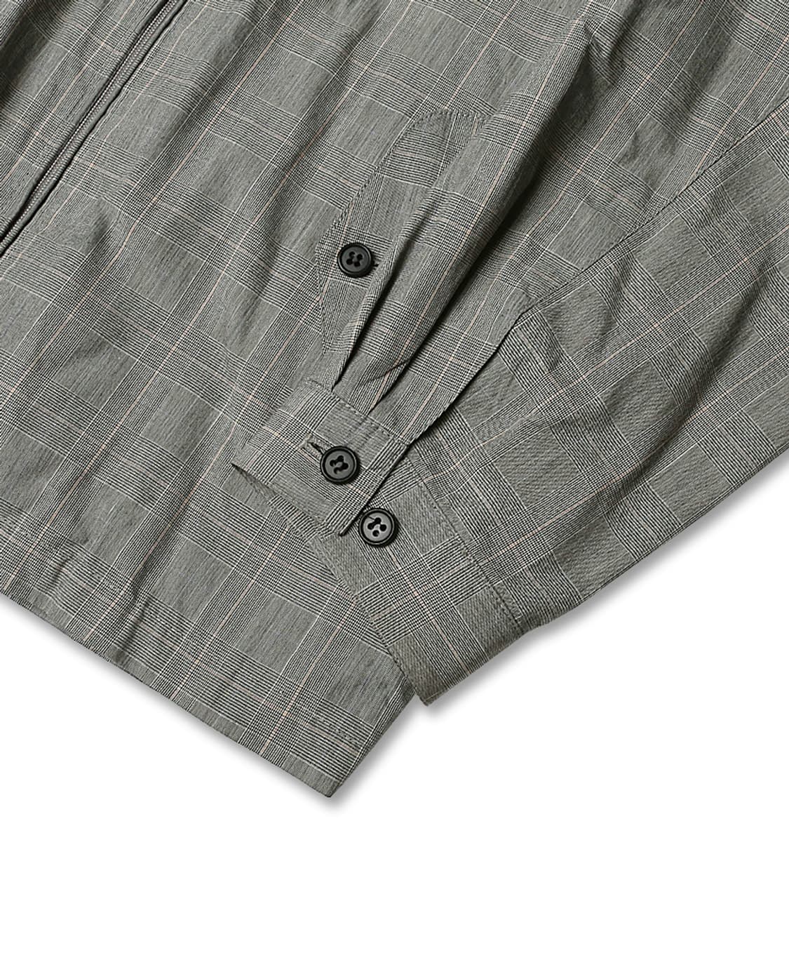 바라쿠타 [Baracuta] 그레이 체크 블루 라인 G1 블루종 자켓 상품이미지5