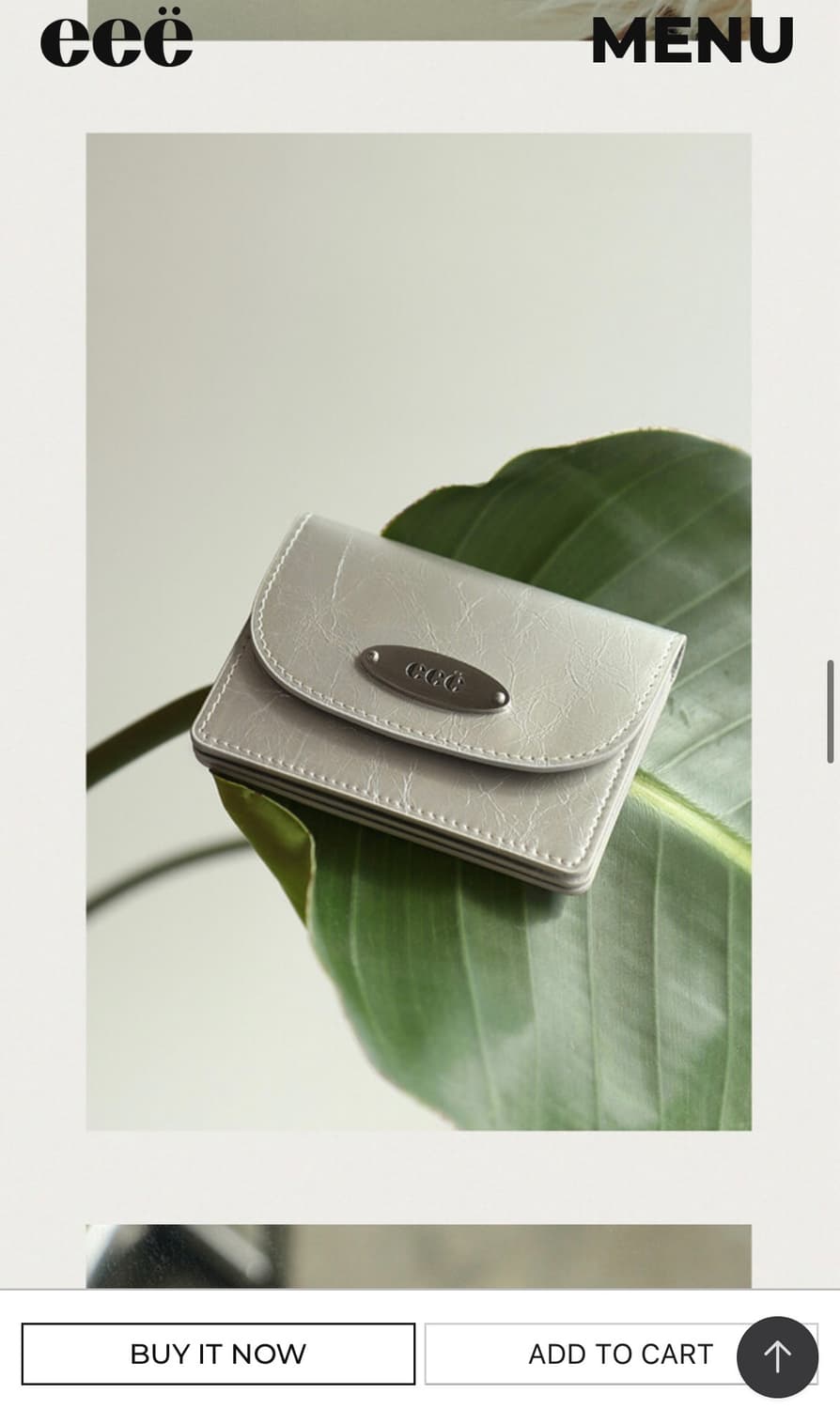 이이에 카드지갑 실버 새상품 상품이미지6