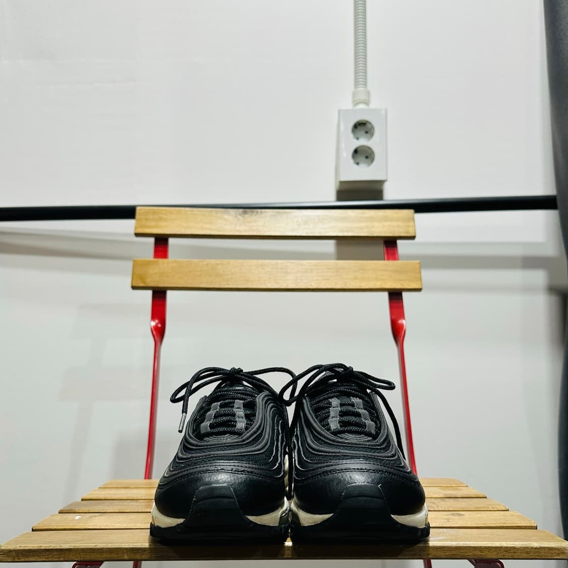 245) 나이키 운동화 여성 여자 신발 에어맥스 97 블랙 상품이미지2