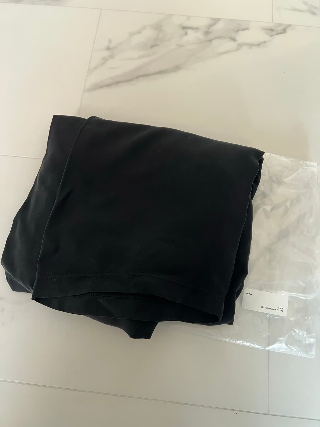 머듈 ramble 팬츠 블랙큐프라 2(새상품) 상품이미지3