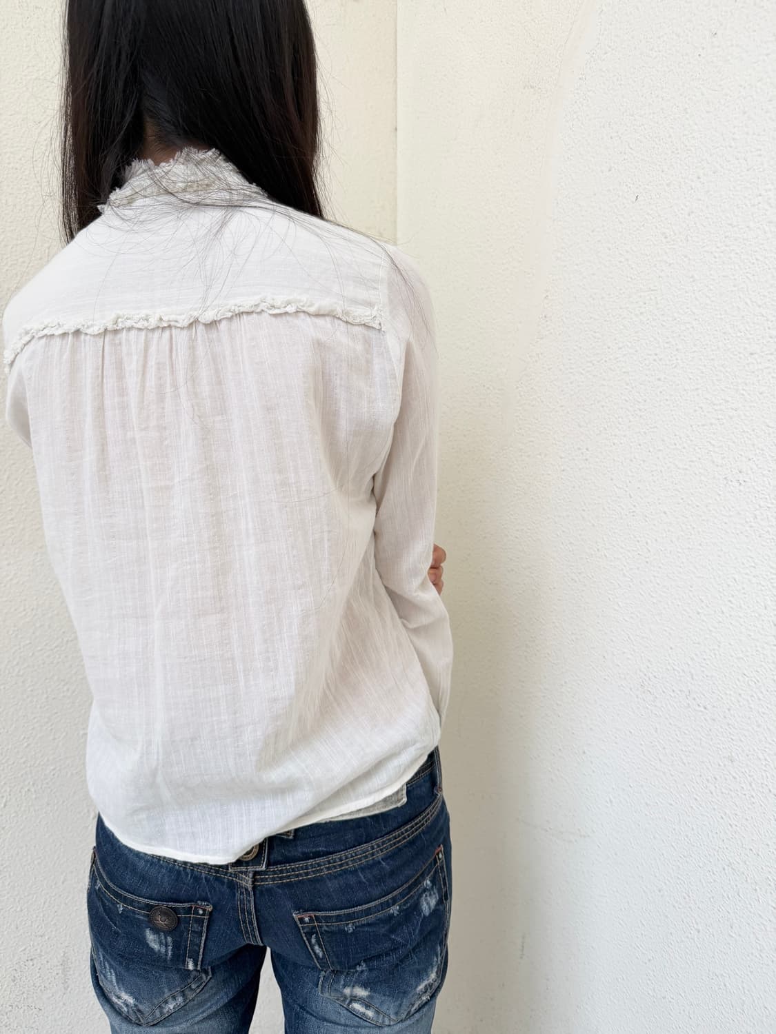 IIMK ruffle shirts 상품이미지2