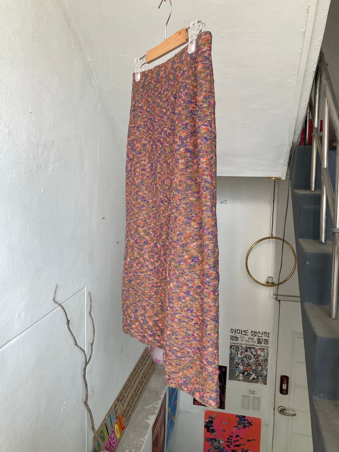 미쏘니 style 미디 레이어드 스커트 상품이미지4