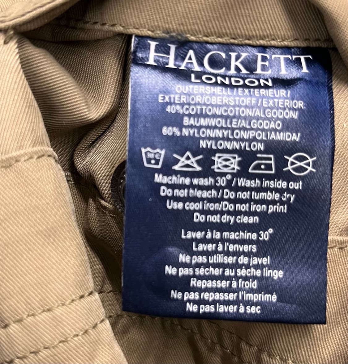 해켓 런던 HACKETT 후드 자켓 S 새상품 상품이미지7