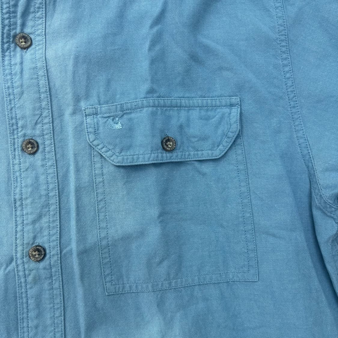  Carhartt Washed Sky Blue Work Shirt 상품이미지3