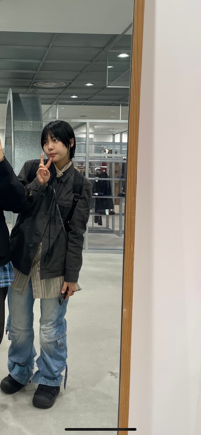 아모멘토 셔링 스트라이프 셔츠 상품이미지3