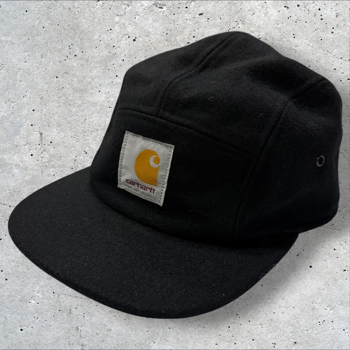 칼하트 x 스타터 울 블랙 캠프캡 모자 상품이미지1