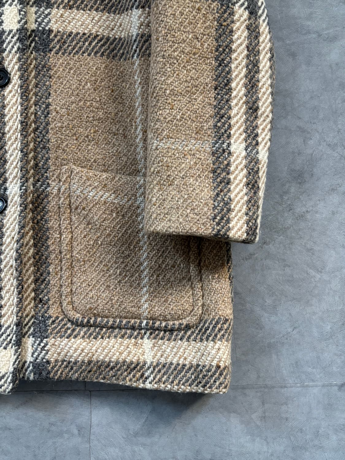 Burberry 버버리 싱글 패턴 체크 코트 상품이미지7