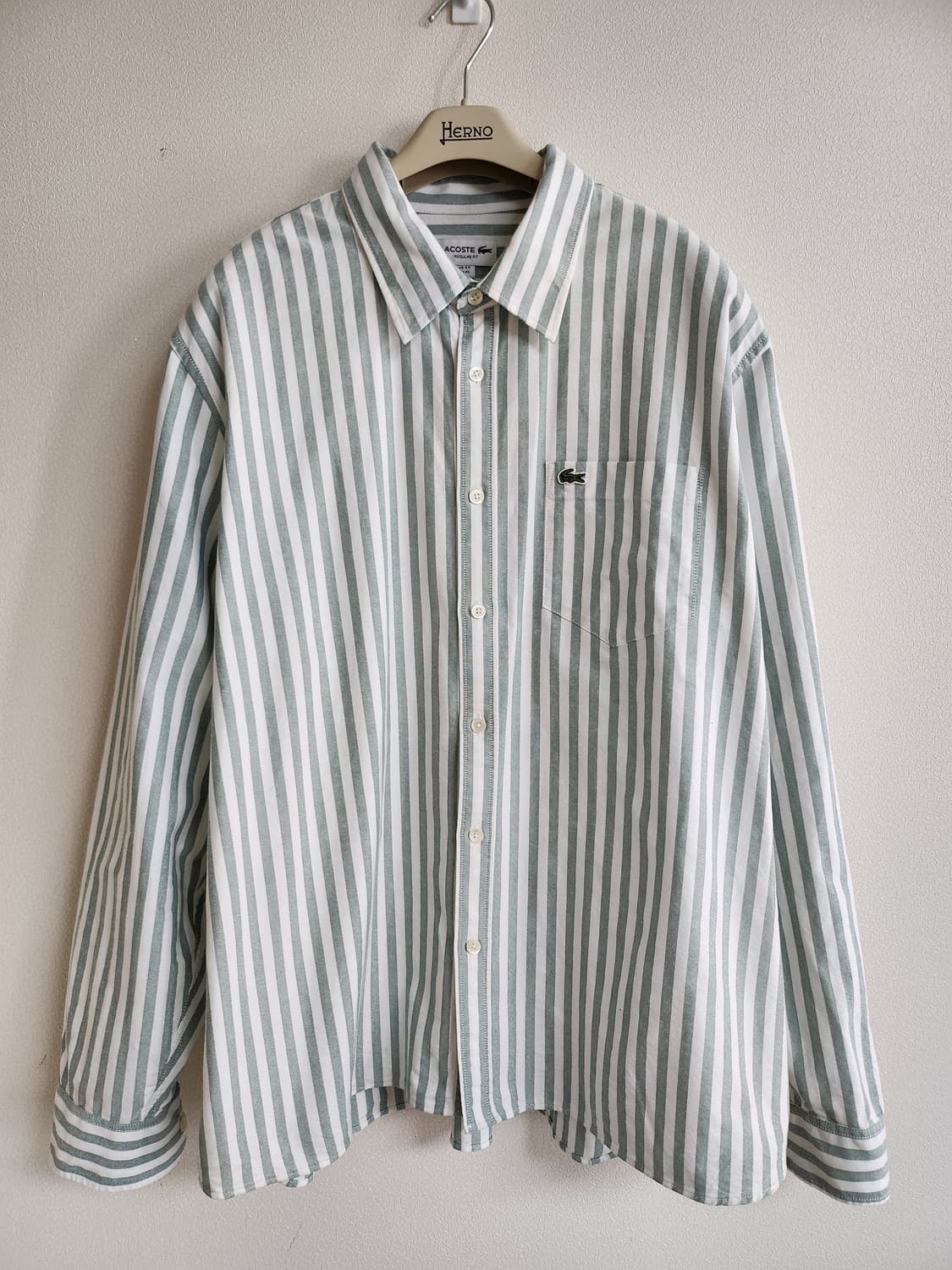 라코스테 스트라이프셔츠 (XL 상품이미지2