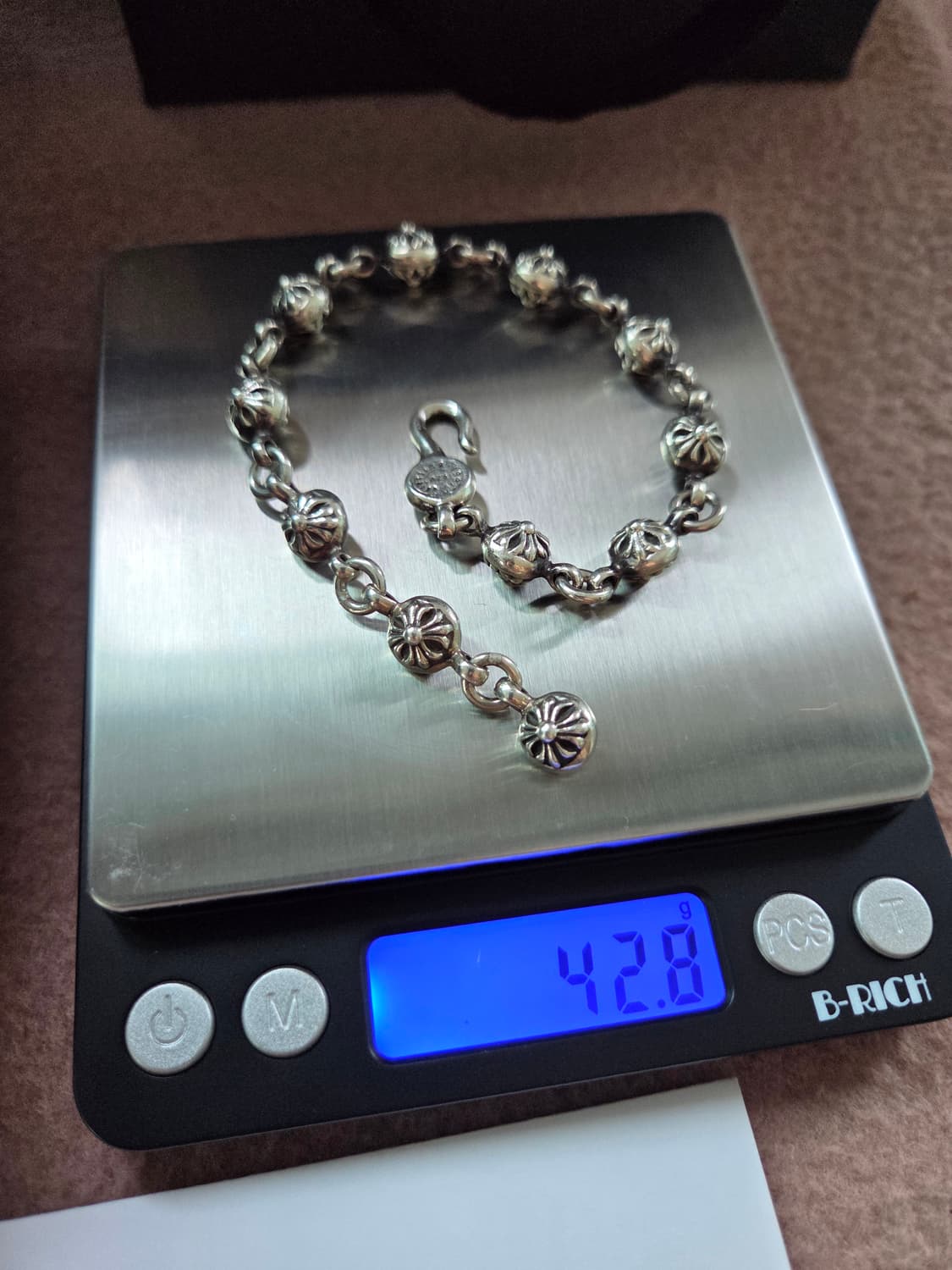 크롬하츠 크로스 링크 팔찌 한스룸 정품 상품이미지2