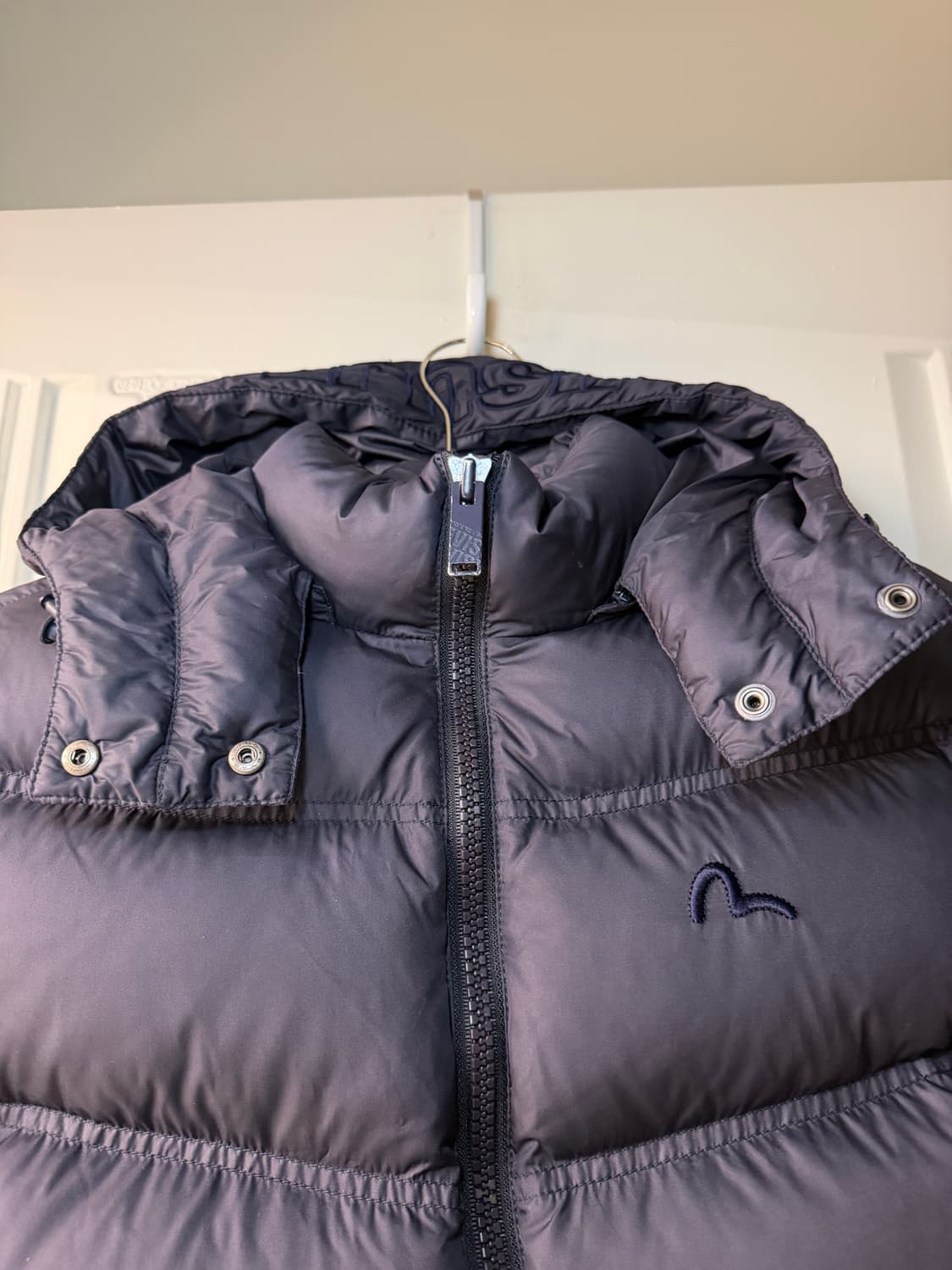 빈티지 에비수 네이비 구스다운 숏패딩  상품이미지6