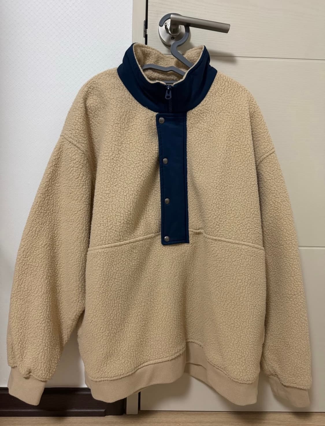 카키스 캠퍼 풀오버 크림 XL 상품이미지2