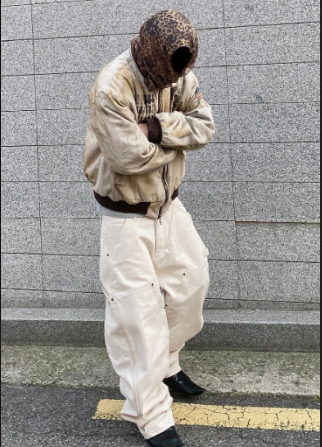 24FW Undermycar Carpenter Pants Ivory 상품이미지4