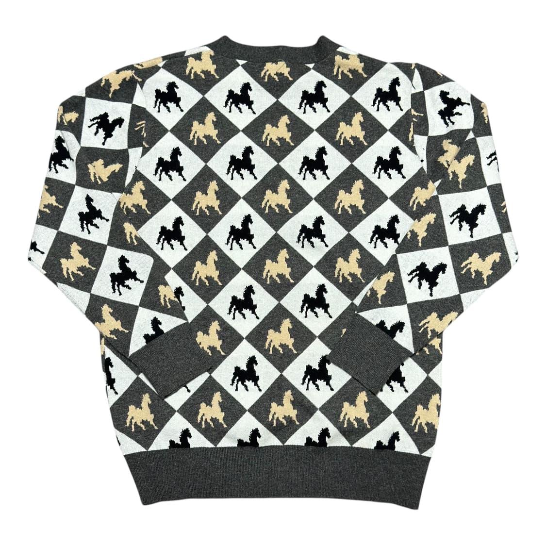 ✨ (바배) 승마 다이아 말 패턴 가디건  상품이미지2