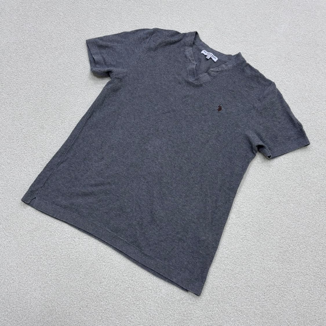 XL US폴로 브이넥 반팔 티셔츠 0320E 상품이미지1