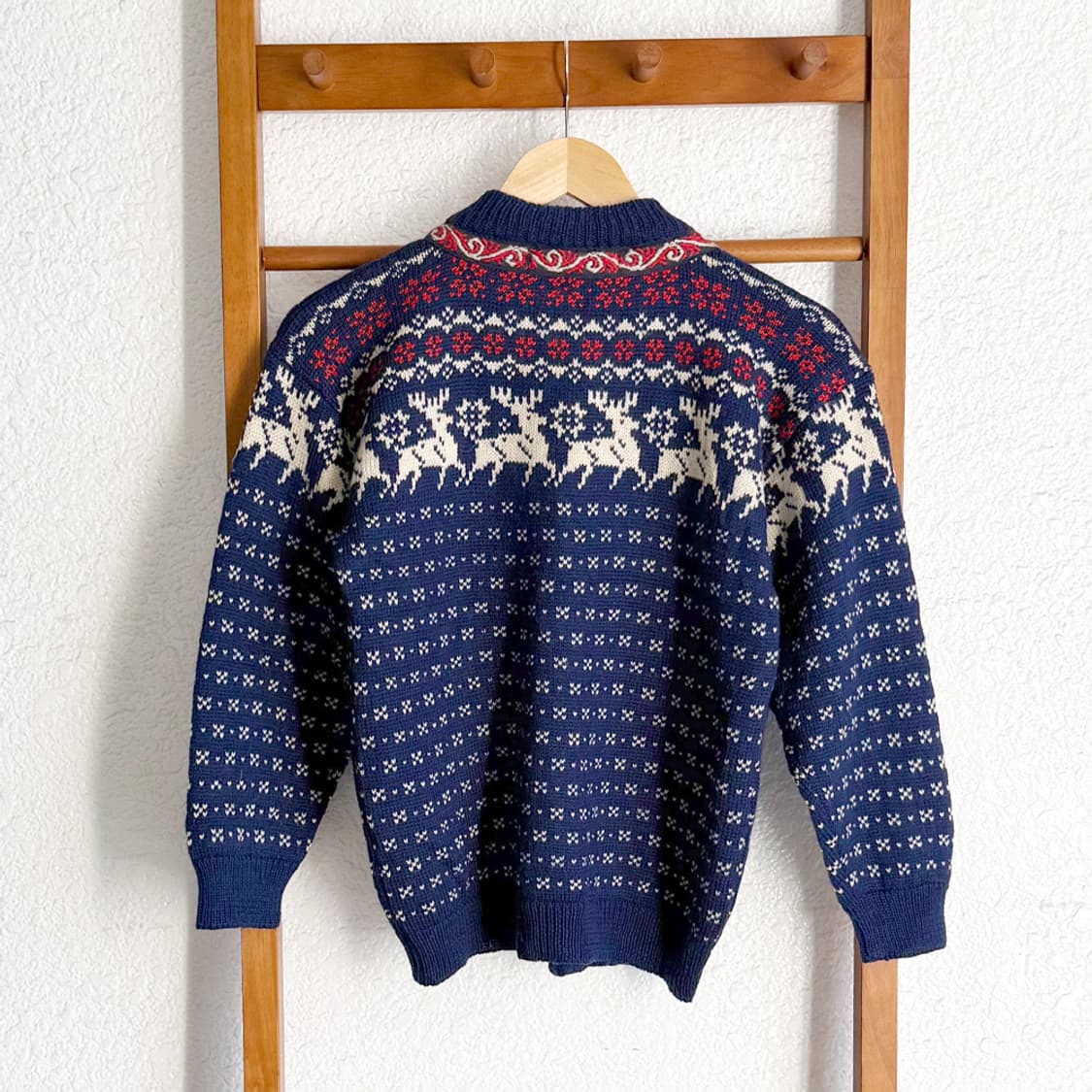 Norwegian Navy Deer Cardigan 상품이미지5