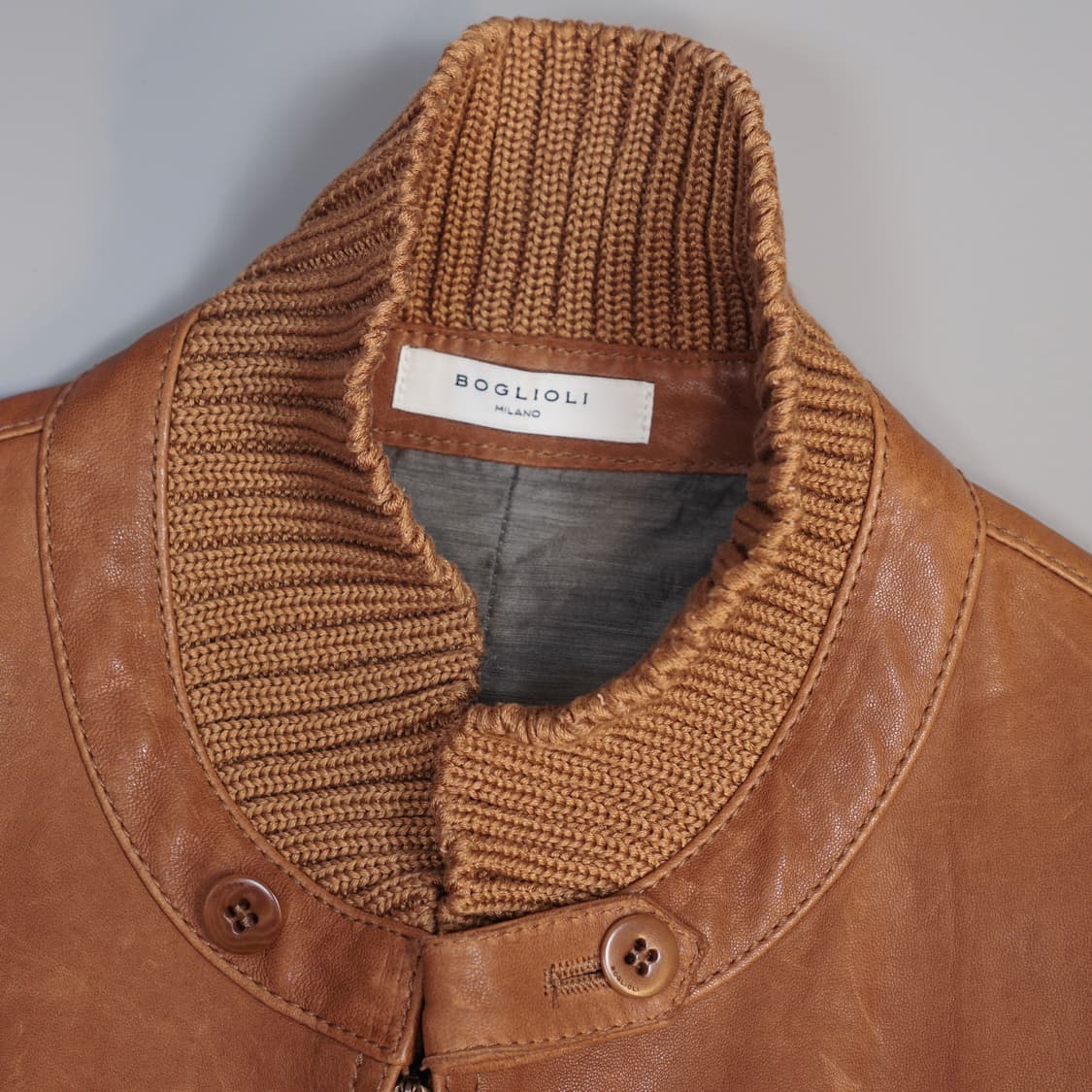 볼리올리 이태리 램스킨 레더 자켓 상품이미지6