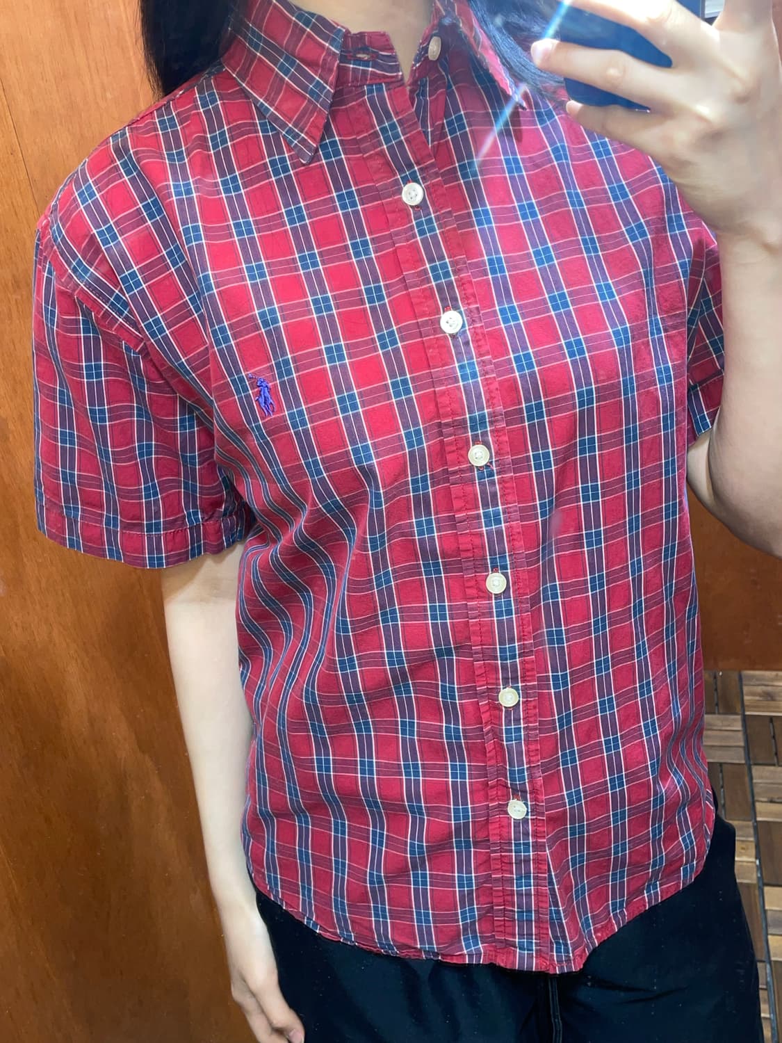 (S) POLO 폴로 랄프로렌 체크 반팔 셔츠 블레이크 상품이미지2