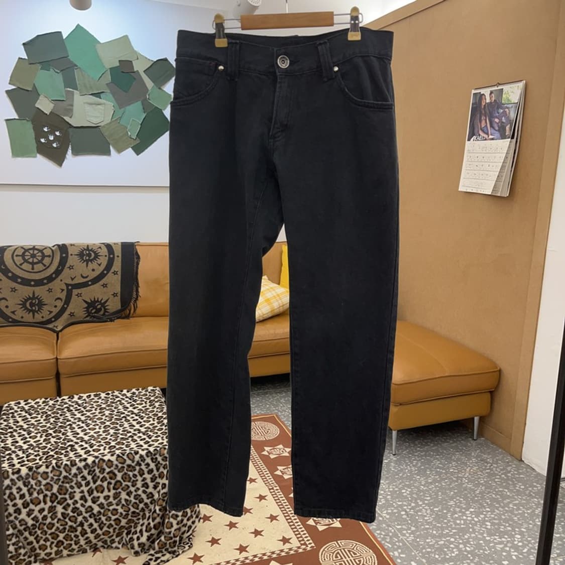 리바이스 엔지니어드진 빈티지 캐주얼 흑청 청바지 32인치 C09103 상품이미지3