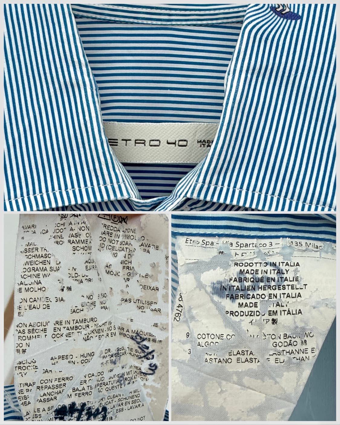 ETRO 서퍼 프린팅 스트라이프 셔츠 상품이미지7