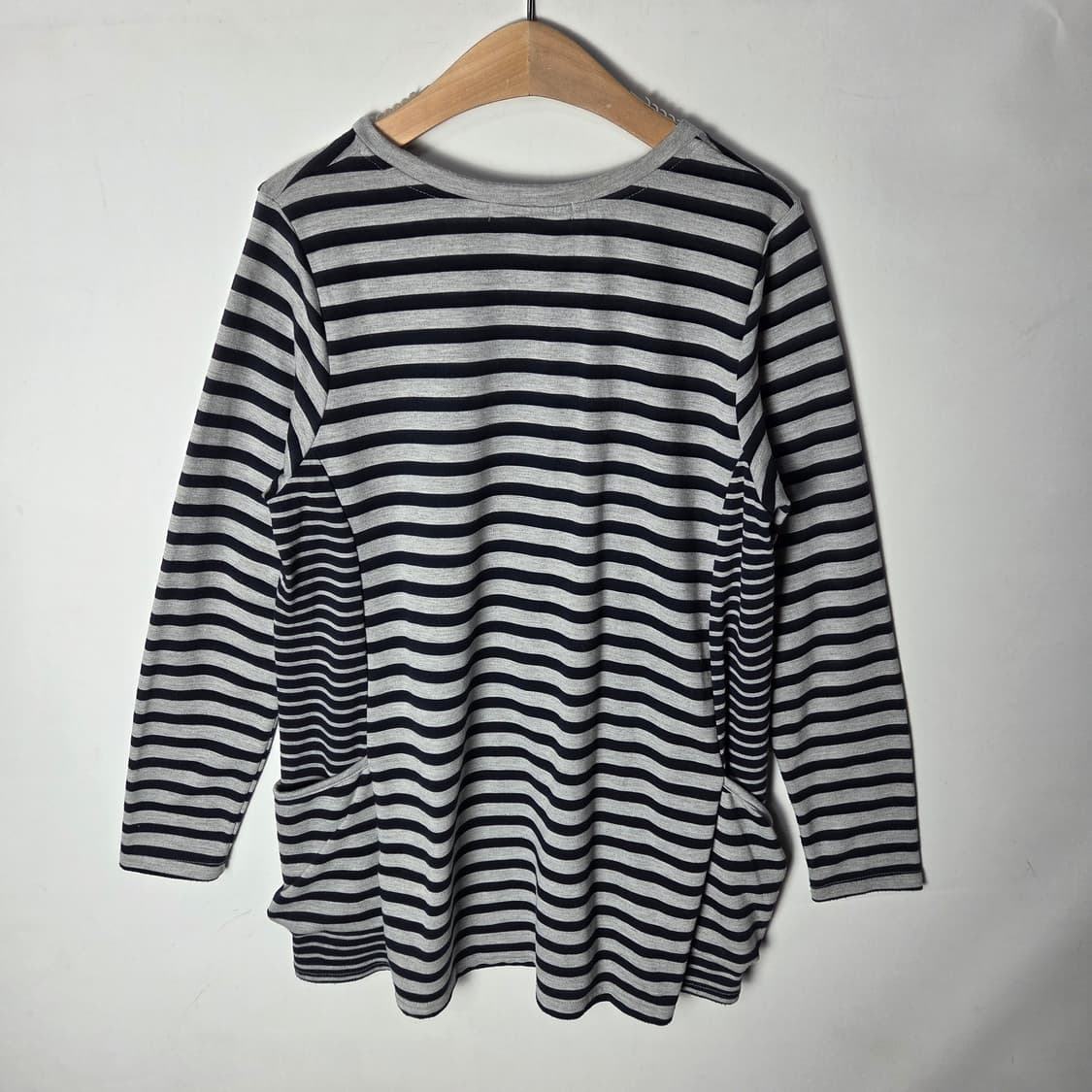 [Beams heart] 빔즈 스트라이프 포켓 롱슬리브 상품이미지2