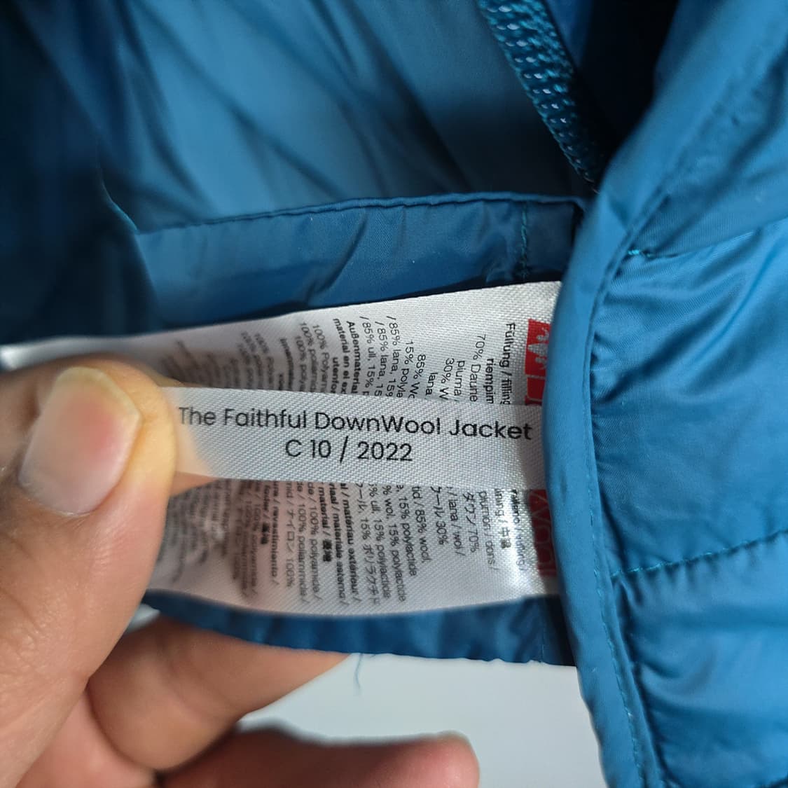 그루찌백 페이스풀 다운울 경량 패딩 자켓 L 상품이미지6