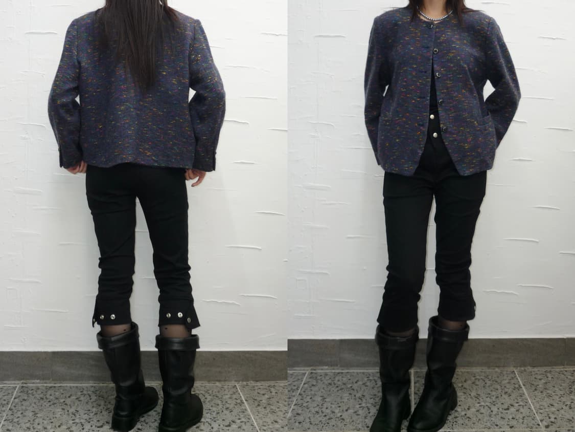 shadow violet tweed jacket 상품이미지3