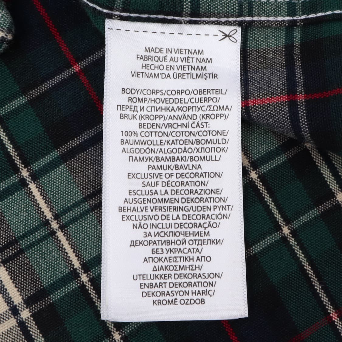 폴로 랄프로렌 그린 플래드 체크 멀티포니 코튼 셔츠 상품이미지9