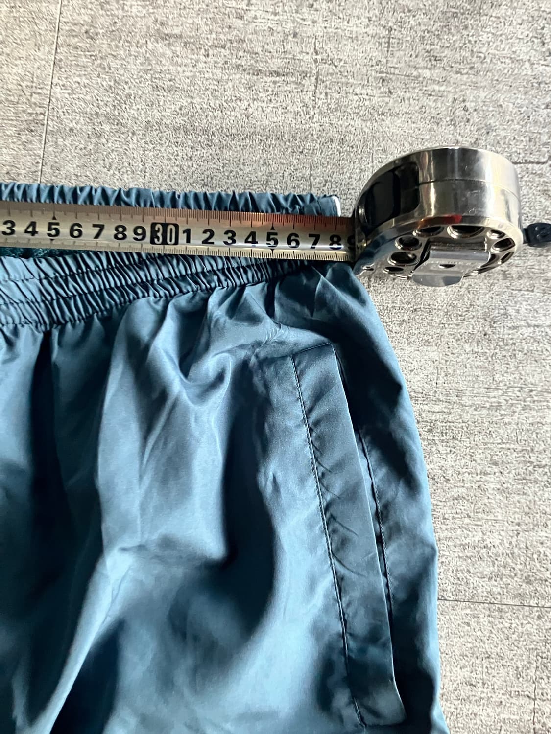 일본빈티지 올드스쿨스트릿 혁오풍 스트링 바람막이팬츠 다크그린 상품이미지2