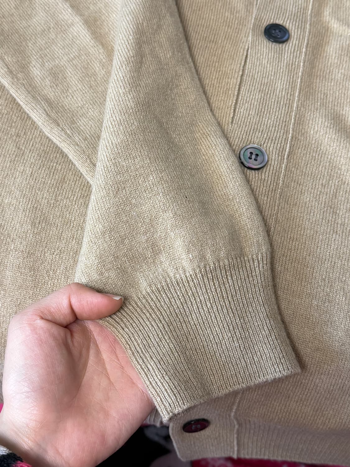 꼼데가르송 가디건 베이지 상품이미지5