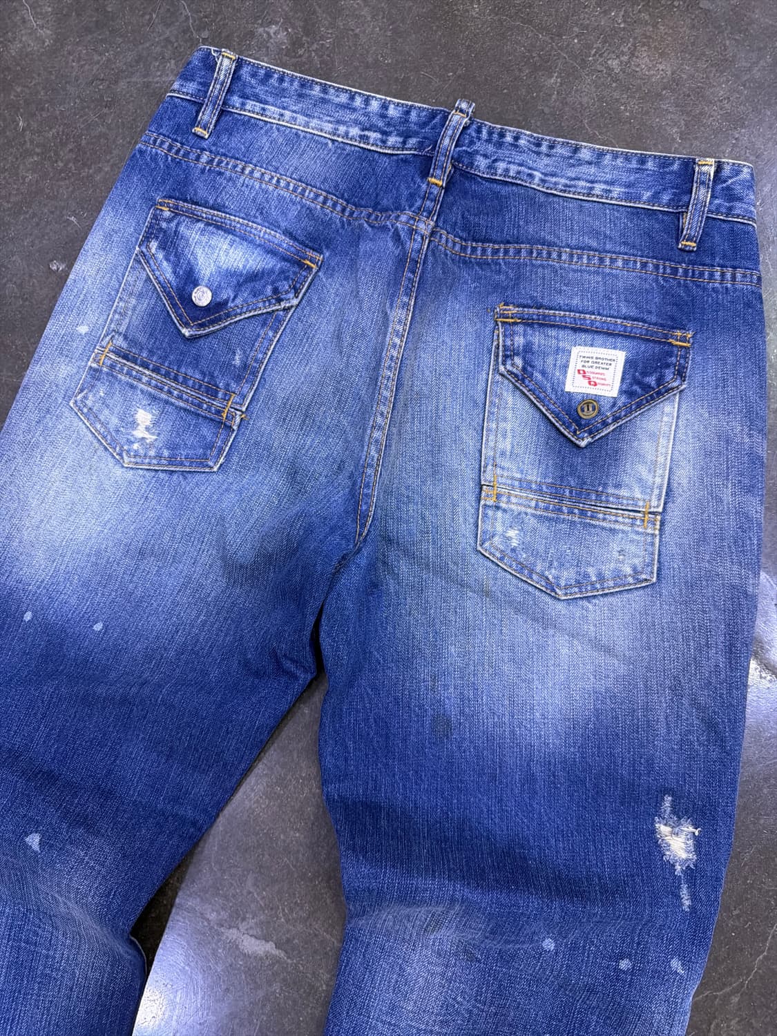 디스퀘어드2 루키 포켓 슬림 스트레이트핏 데님팬츠 52 상품이미지8