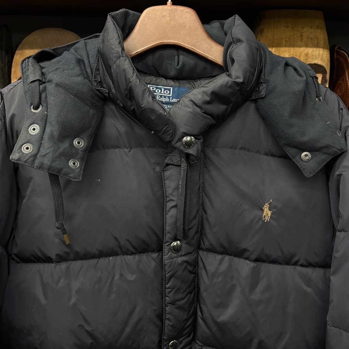 90s 폴로 랄프로렌 푸퍼패딩 다운 후드점퍼 N342 상품이미지3