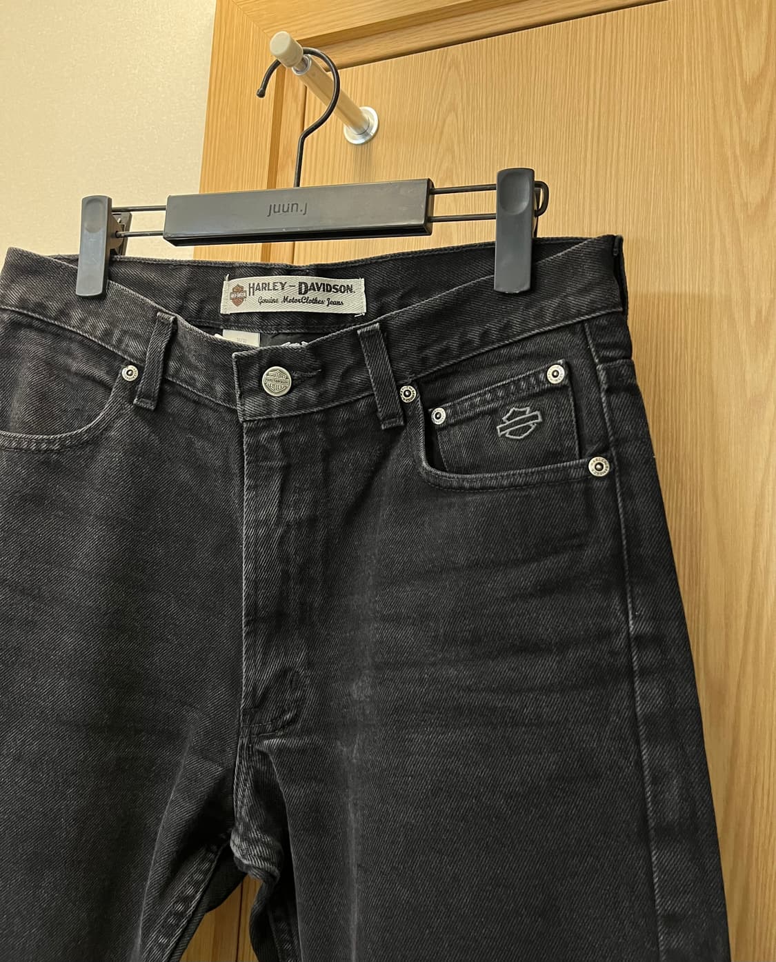 할리데이비슨 블랙 데님팬츠 상품이미지1