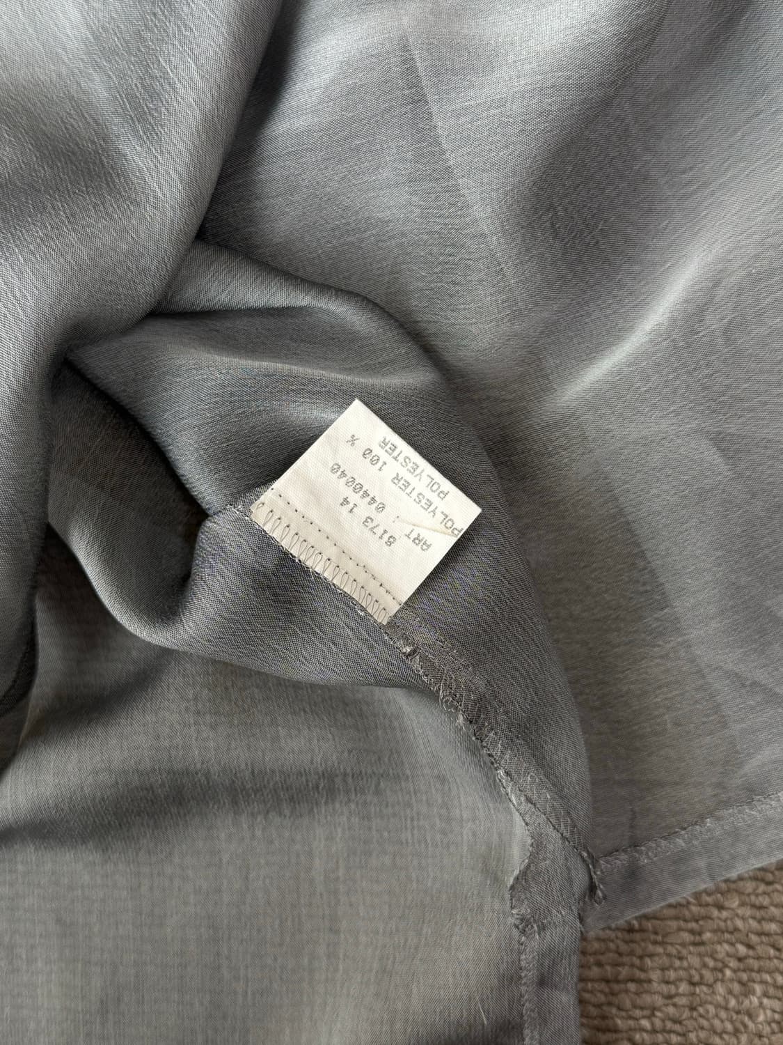 1.2.3 un deux trois 실버 폴리 셔츠 상품이미지4