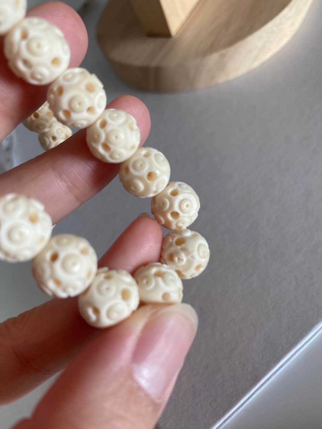 빈티지 조각 아이보리 목걸이 상품이미지9