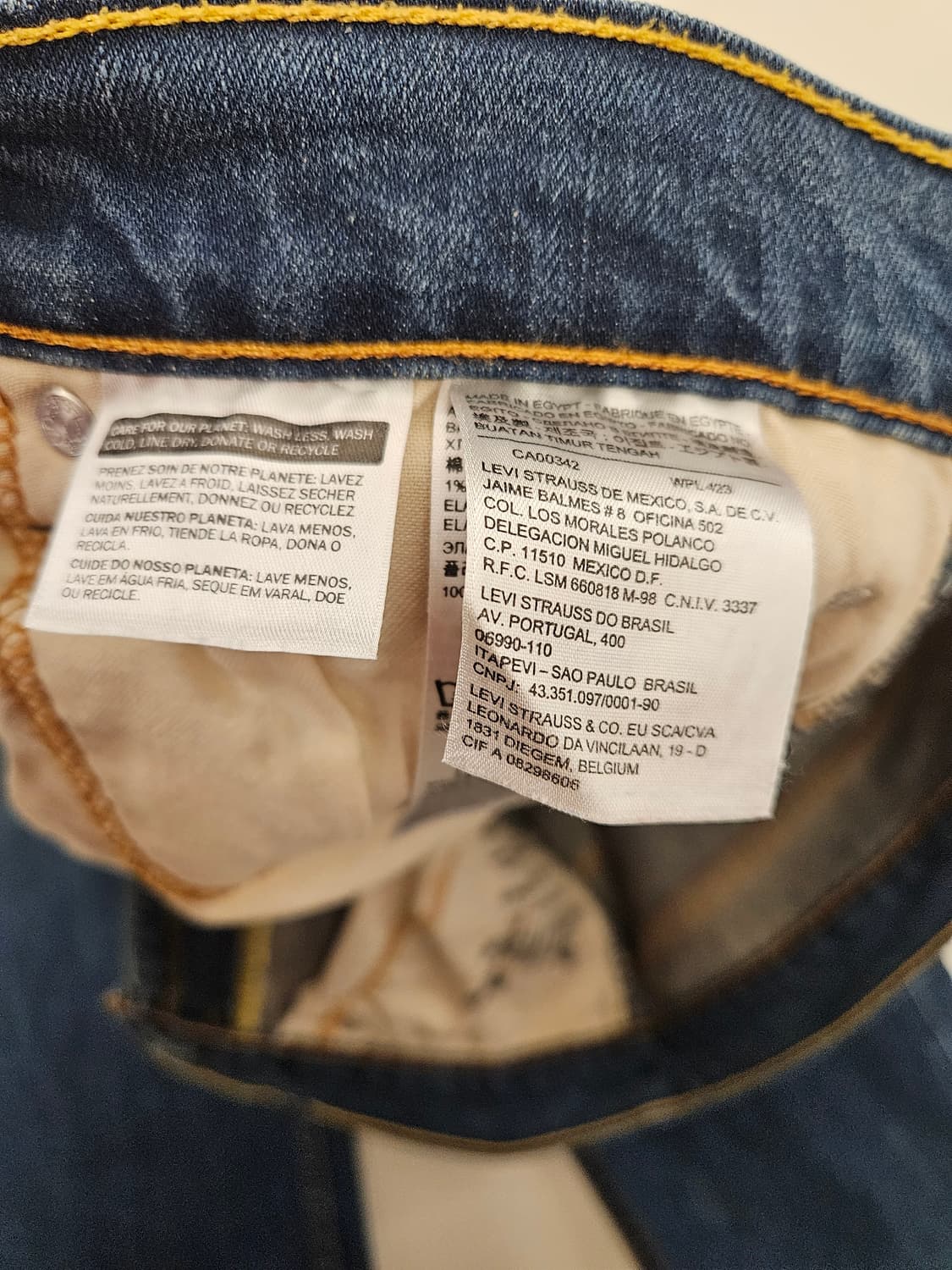 리바이스 513 청바지 W34 L34 상품이미지5