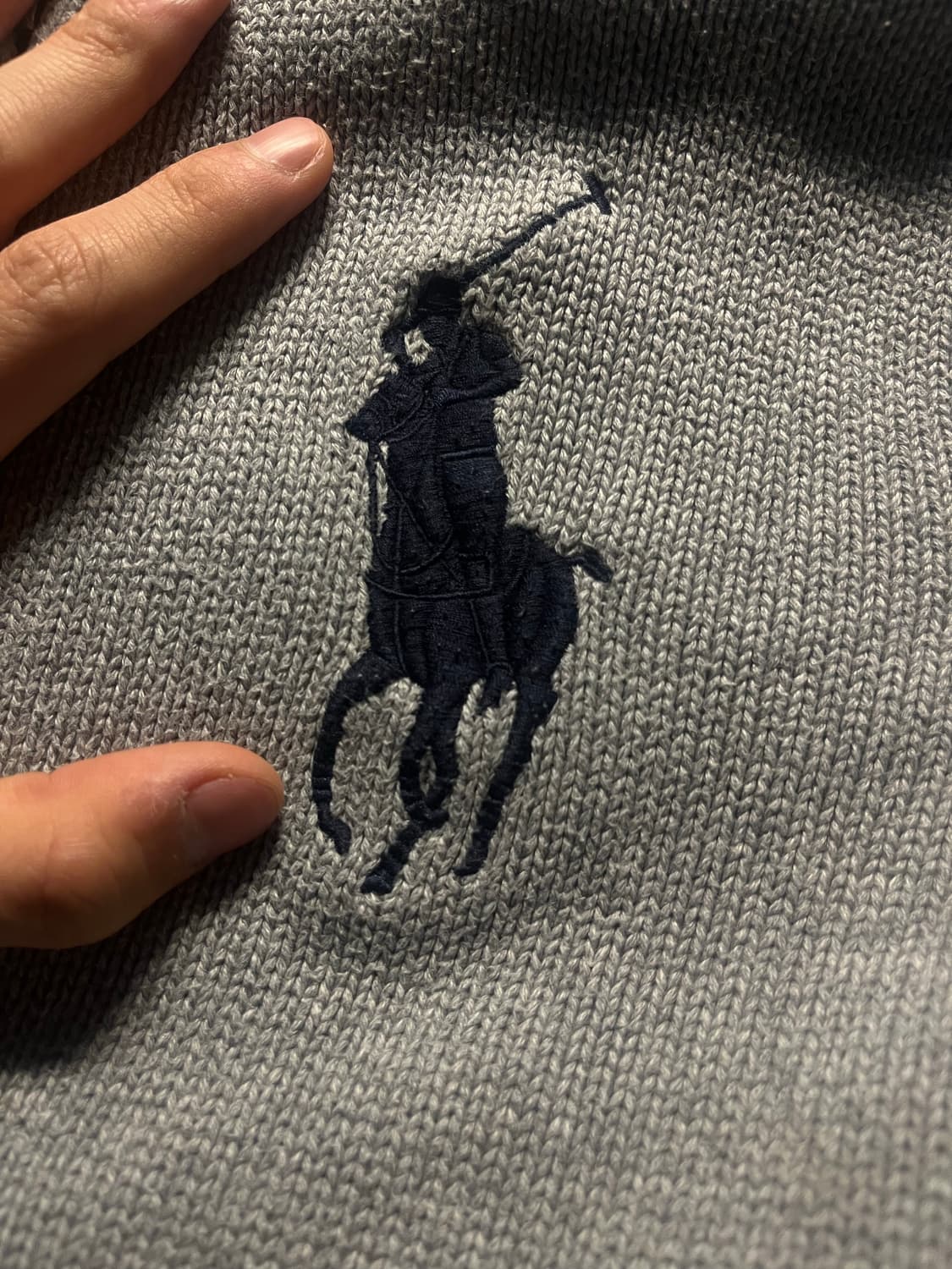 폴로 빅포니 그레이 집업 상품이미지3