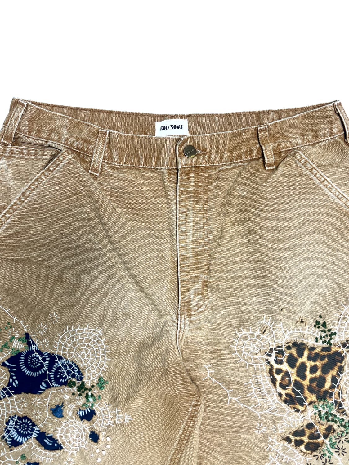 Carhartt Boro Sashiko Distressed Shorts 상품이미지5