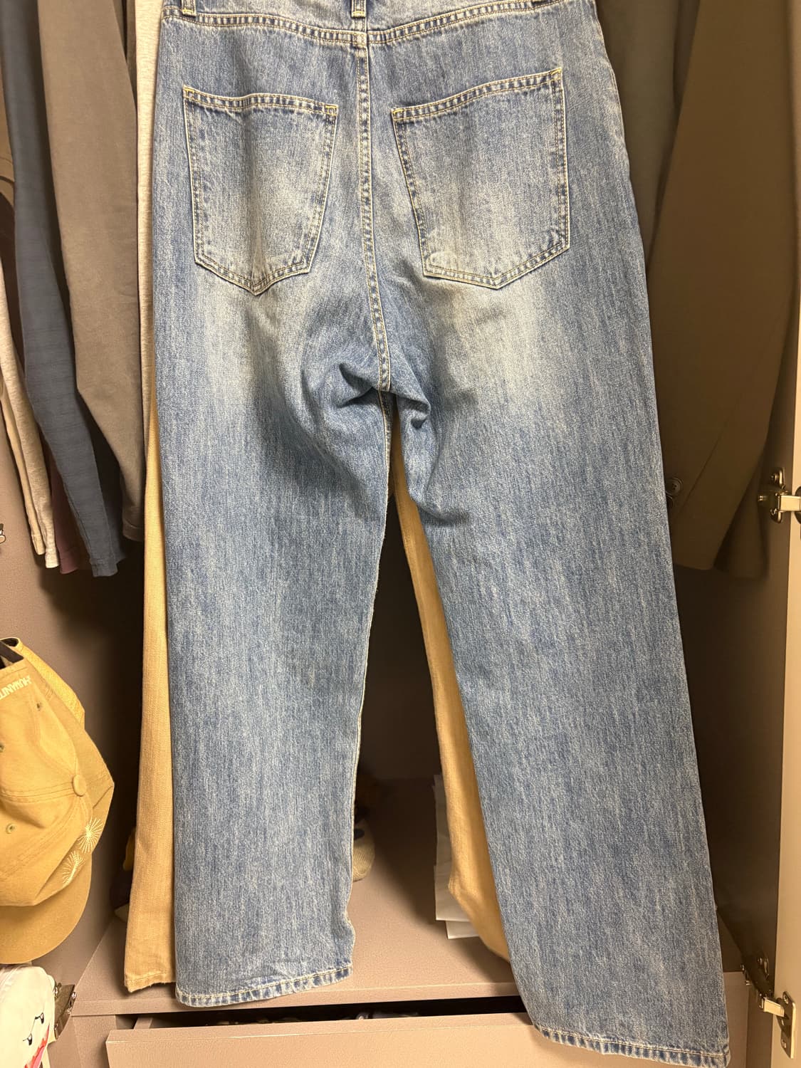 113 light slub denim - Washed blue S 상품이미지3