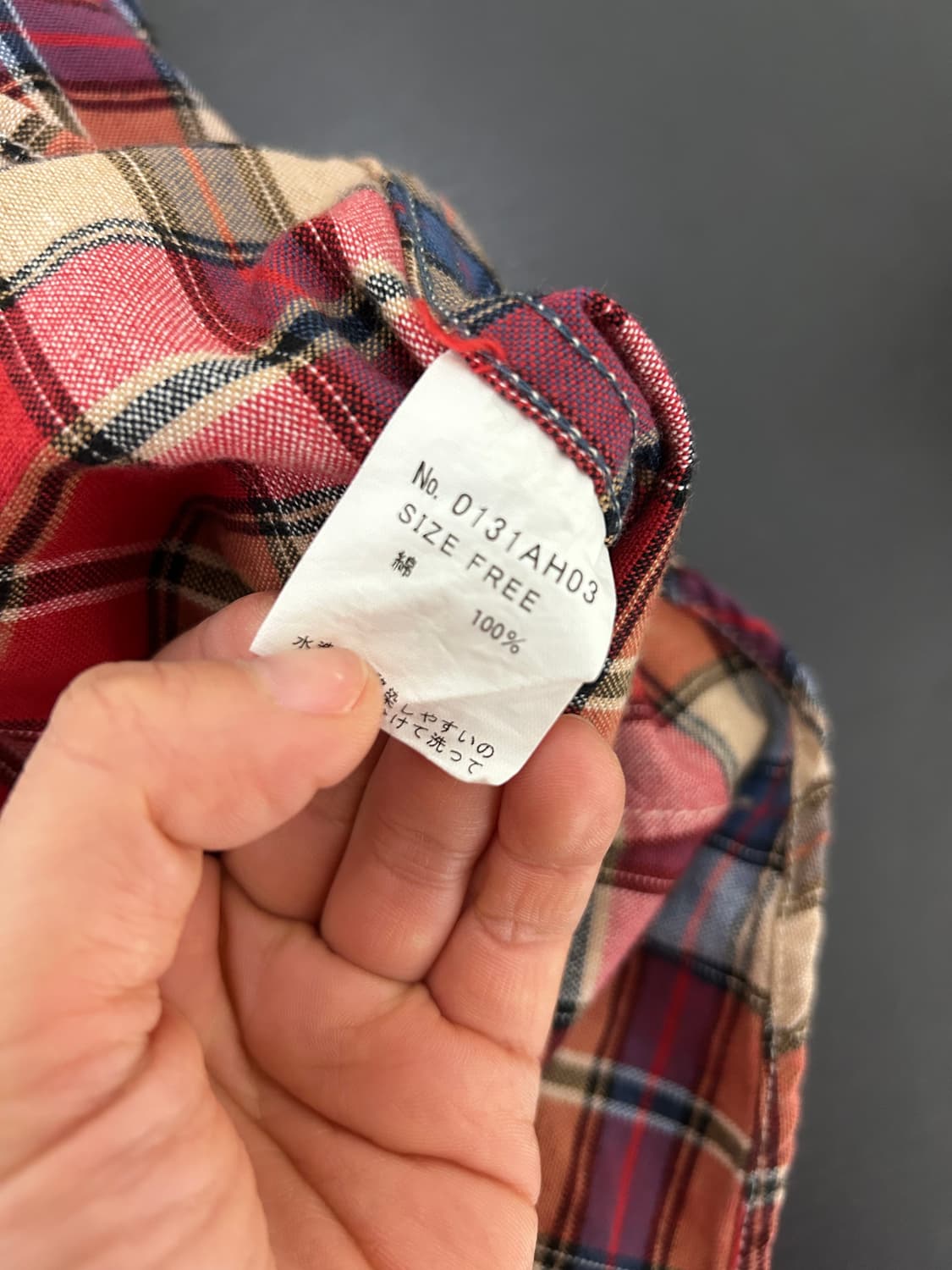 Hysteric Glamour check shirt 상품이미지4