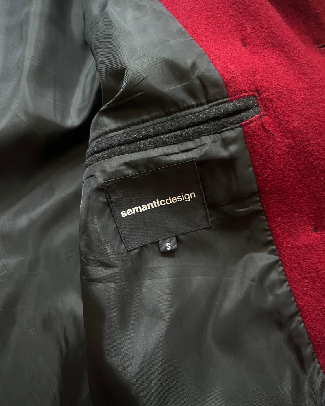 SemanticDesign Napoleon Double Pea Coat 상품이미지8