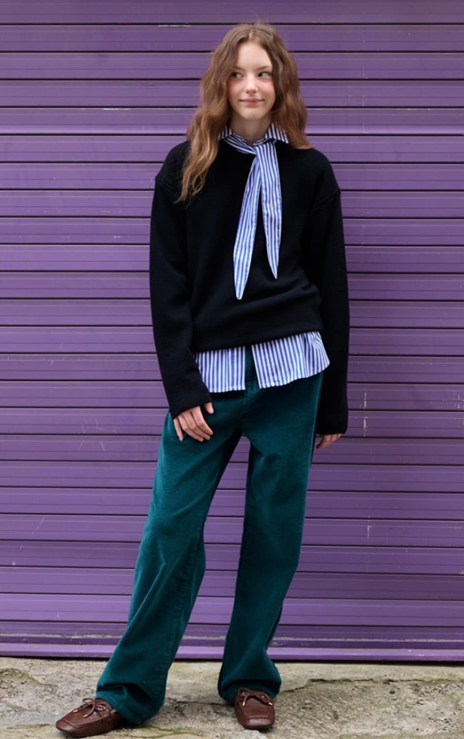 베이스레인지 코듀로이 스트레이트 팬츠xs 상품이미지8