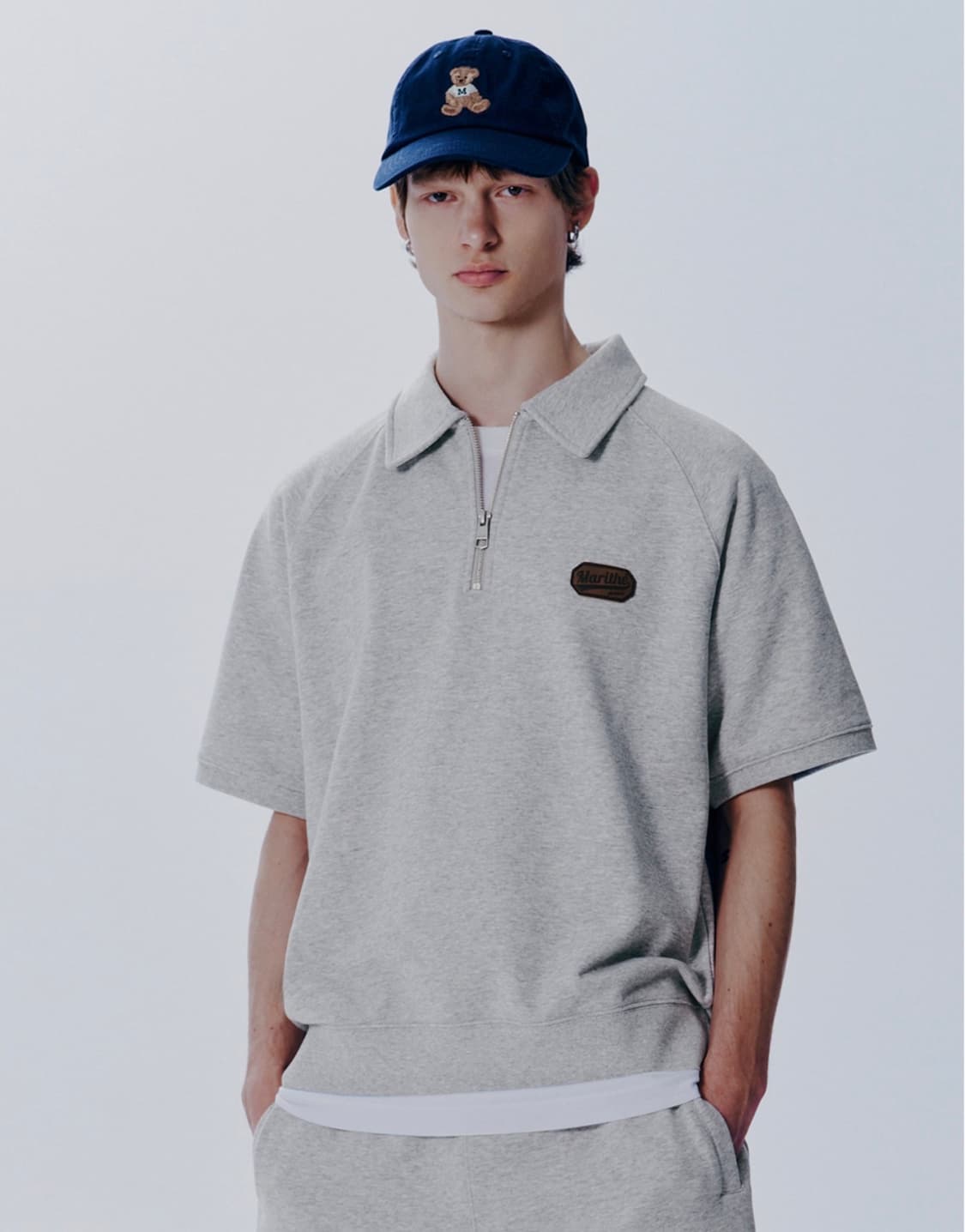 (L)마리떼프랑소와저버 반집업 맨투맨  상품이미지1