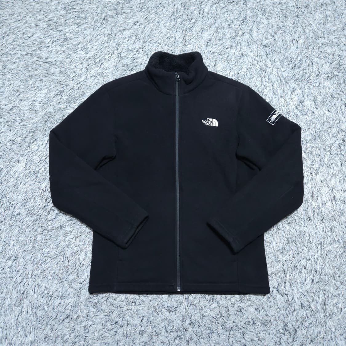노스페이스) M 남자 블랙 퍼리 플리스자켓 양털집업 / 왕눈이샵 상품이미지1