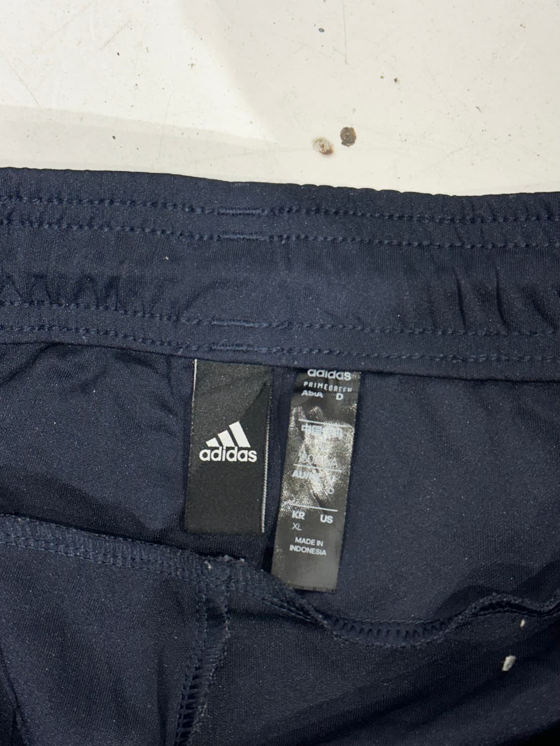 아디다스 네이비 화이트 삼선 트레이닝 팬츠 XL  상품이미지7